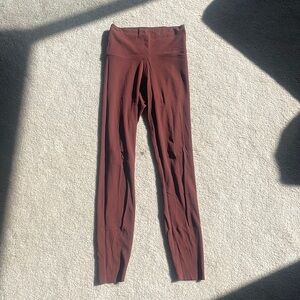 Nike XS Yoga Dri-FIT Luxe Red Leggings